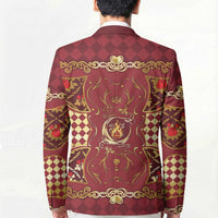 Zodiac Signs Blazer The Fire Element Baroque Hearts Card