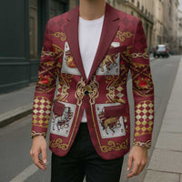 Zodiac Signs Blazer The Fire Element Baroque Hearts Card