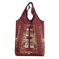 Zodiac Signs Grocery Bag The Fire Element Baroque Hearts Card