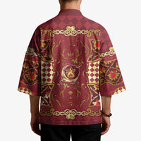 Zodiac Signs Kimono The Fire Element Baroque Hearts Card