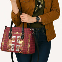 Zodiac Signs Leather Bag The Fire Element Baroque Hearts Card