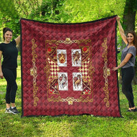 Zodiac Signs Quilt The Fire Element Baroque Hearts Card