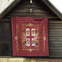 Zodiac Signs Quilt The Fire Element Baroque Hearts Card