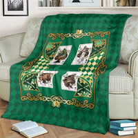 Zodiac Signs Blanket The Earth Element Baroque Spades Card