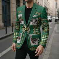 Zodiac Signs Blazer The Earth Element Baroque Spades Card