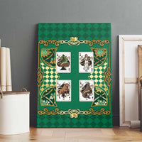 Zodiac Signs Canvas Wall Art The Earth Element Baroque Spades Card