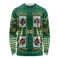 Zodiac Signs Long Sleeve Shirt The Earth Element Baroque Spades Card