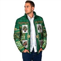 Zodiac Signs Padded Jacket The Earth Element Baroque Spades Card