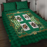 Zodiac Signs Quilt Bed Set The Earth Element Baroque Spades Card