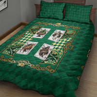 Zodiac Signs Quilt Bed Set The Earth Element Baroque Spades Card