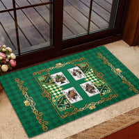 Zodiac Signs Rubber Doormat The Earth Element Baroque Spades Card