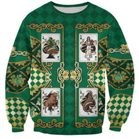 Zodiac Signs Sweatshirt The Earth Element Baroque Spades Card