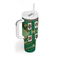 Zodiac Signs Tumbler With Handle The Earth Element Baroque Spades Card