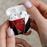 South Korea Football AirPods Case Tiger Mugunghwa Flower Minimal Style