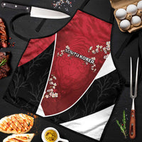 South Korea Football Apron Tiger Mugunghwa Flower Minimal Style