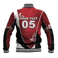 Custom South Korea Football Baseball Jacket Tiger Mugunghwa Flower Minimal Style