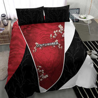 South Korea Football Bedding Set Tiger Mugunghwa Flower Minimal Style
