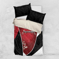 South Korea Football Bedding Set Tiger Mugunghwa Flower Minimal Style