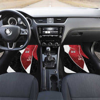 Custom South Korea Football Car Mats Tiger Mugunghwa Flower Minimal Style