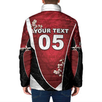 Custom South Korea Football Padded Jacket Tiger Mugunghwa Flower Minimal Style