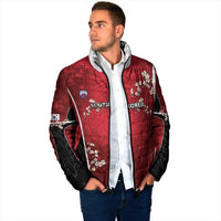 Custom South Korea Football Padded Jacket Tiger Mugunghwa Flower Minimal Style