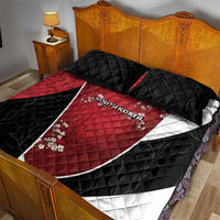 South Korea Football Quilt Bed Set Tiger Mugunghwa Flower Minimal Style