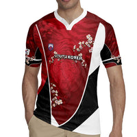 Custom South Korea Football Rugby Jersey Tiger Mugunghwa Flower Minimal Style