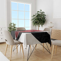 South Korea Football Tablecloth Tiger Mugunghwa Flower Minimal Style