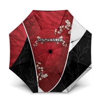 South Korea Football Umbrella Tiger Mugunghwa Flower Minimal Style