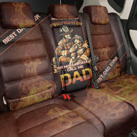 Firefighter Fathers Day Back Car Seat Cover Best Dad Ever