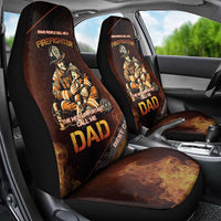 Firefighter Fathers Day Car Seat Cover Best Dad Ever