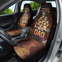 Firefighter Fathers Day Car Seat Cover Best Dad Ever