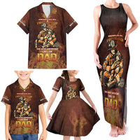 Firefighter Fathers Day Family Matching Tank Maxi Dress and Hawaiian Shirt Best Dad Ever