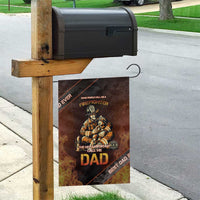 Firefighter Fathers Day Garden Flag Best Dad Ever