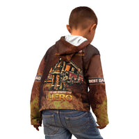 Firefighter Fathers Day Kid Hoodie Best Dad Ever