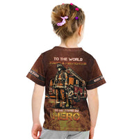 Firefighter Fathers Day Kid T Shirt Best Dad Ever