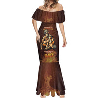Firefighter Fathers Day Mermaid Dress Best Dad Ever