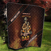 Firefighter Fathers Day Quilt Best Dad Ever