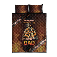Firefighter Fathers Day Quilt Bed Set Best Dad Ever
