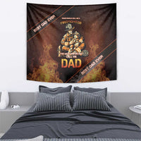 Firefighter Fathers Day Tapestry Best Dad Ever