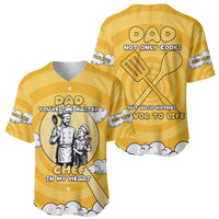Chef Fathers Day Baseball Jersey Dad You're The Master Chef In My Heart
