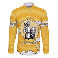 Chef Fathers Day Family Matching Puletasi and Hawaiian Shirt Dad You're The Master Chef In My Heart