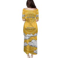 Chef Fathers Day Family Matching Puletasi and Hawaiian Shirt Dad You're The Master Chef In My Heart