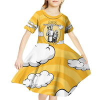 Chef Fathers Day Kid Short Sleeve Dress Dad You're The Master Chef In My Heart