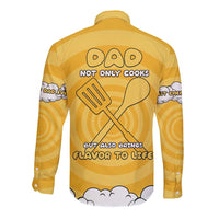 Chef Fathers Day Long Sleeve Button Shirt Dad You're The Master Chef In My Heart