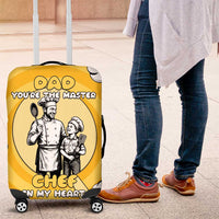 Chef Fathers Day Luggage Cover Dad You're The Master Chef In My Heart
