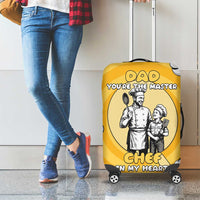 Chef Fathers Day Luggage Cover Dad You're The Master Chef In My Heart