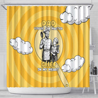 Chef Fathers Day Shower Curtain Dad You're The Master Chef In My Heart