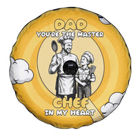 Chef Fathers Day Spare Tire Cover Dad You're The Master Chef In My Heart
