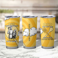 Chef Fathers Day Tumbler Cup Dad You're The Master Chef In My Heart